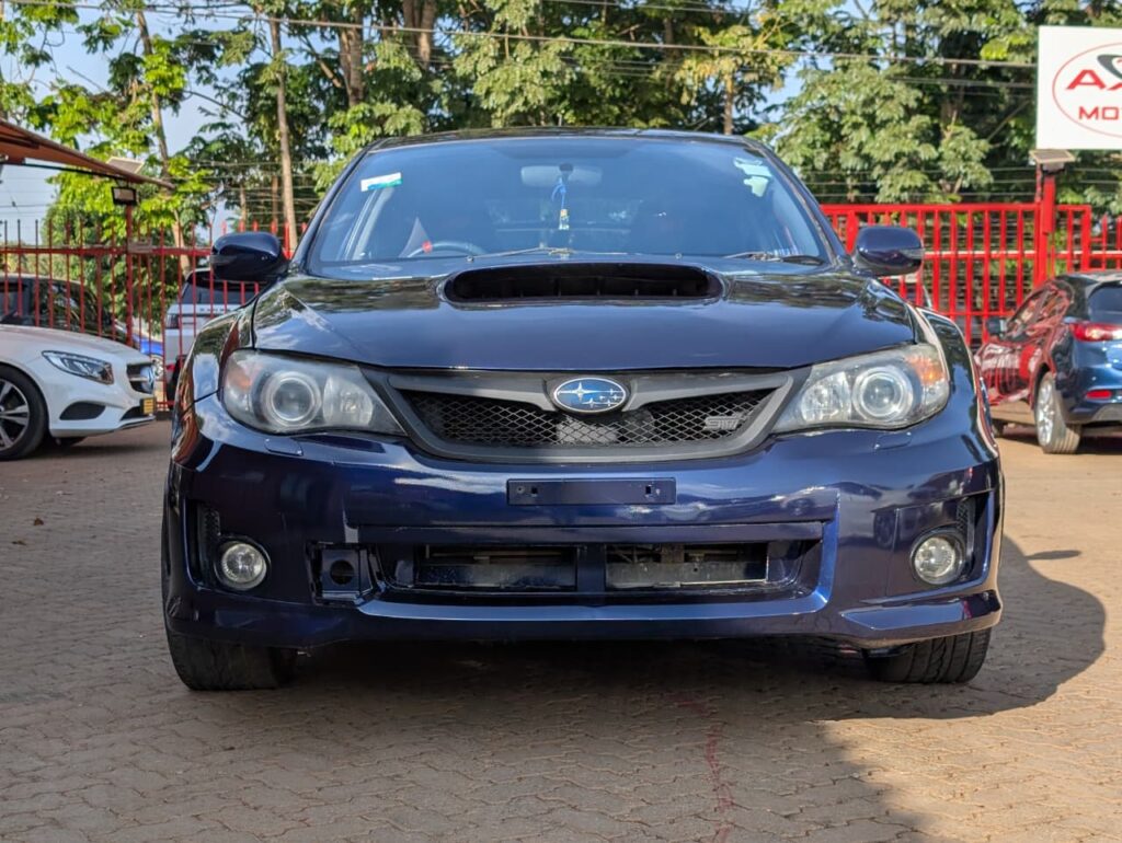 2014 Subaru Impreza STI blue exterior front view